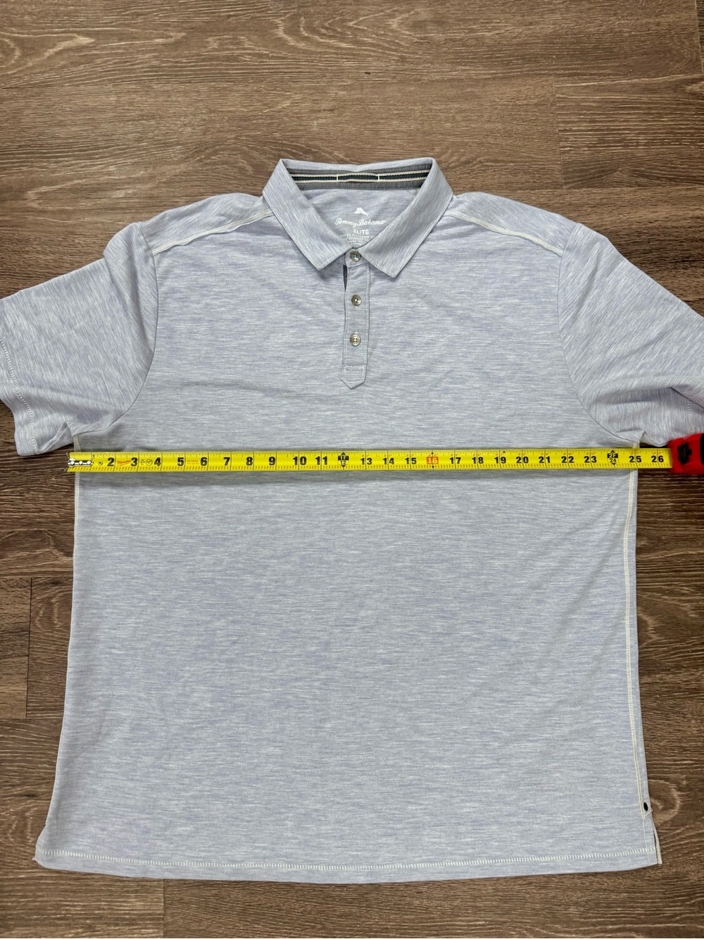 Tommy Bahama XL Tall IslandZone Polo Shirt Light Blue Performance Golf - Picture 4 of 5